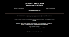 Desktop Screenshot of davidsprecher.com